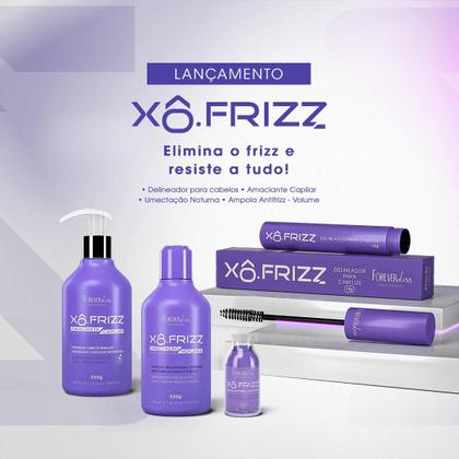 Imagem de Kit Xô Frizz Umectação + Amaciante + Ampola  Forever Liss