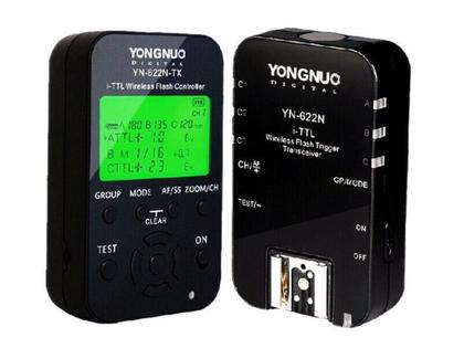 Imagem de Kit YN622N com trasmissor LCD e trasceptor p/ cameras NIKON - Yongnuo