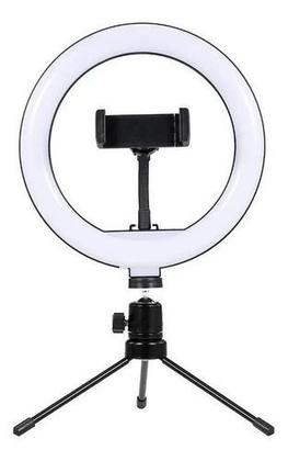 Imagem de Kit Youtuber Ring Light 20cm Tripé Suporte Selfie Iluminação