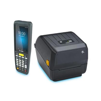 Imagem de Kit Zebra Coletor de Dados MC22 2D + Impressora ZD230