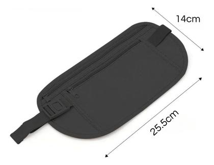 Imagem de Kit12 Pochete Slim Invisível Anti Furto Porta Dólar Carnaval
