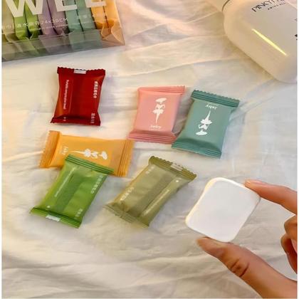 Imagem de Kit14 Toalhas Comprimidas Portáteis, Reutilizável Ecológicas