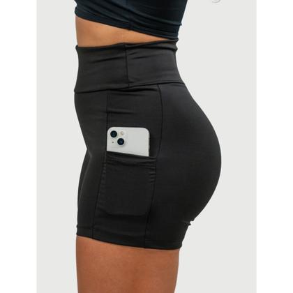 Imagem de KIT2 Bermuda Feminina Legging pra Atletismo Corrida Academia com Dois Bolso pra Celular Cós alto