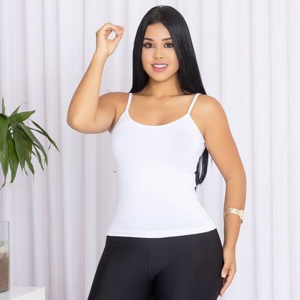 Imagem de Kit2 Camiseta Regata Feminina Tecido Premium Primavera Verão