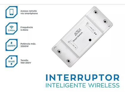 Imagem de Kit2 Interruptor Wifi Automação Residencial Casa Inteligente