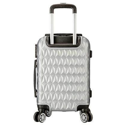 Imagem de Kit2 Mala de Viagem Bordo 10kg Padrão ANAC P+ e Média Em ABS