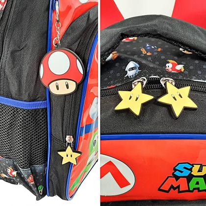 Imagem de Kit2 Mochila e Estojo do Super Mario e Luigi
