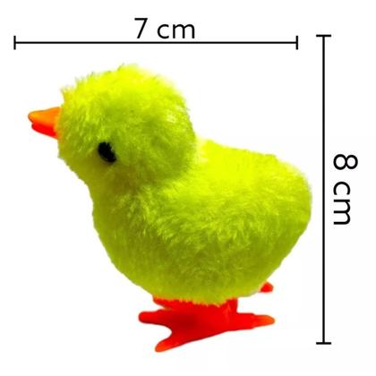 Imagem de Kit3 Pintinho Amarelinho Brinquedo Pelúcia A Corda Infantil 