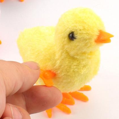 Imagem de Kit3 Pintinho Amarelinho Brinquedo Pelúcia A Corda Infantil 