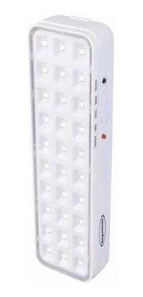 Imagem de Kit3pcs-lâmpada Luminária  De Emergência 30 Leds Litio Slim