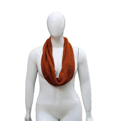 Imagem de KIT5 Cachecol De Tricô Max Gola Fechada Feminina Inverno Mostarda-escuro