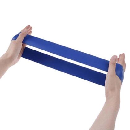 Imagem de Kit5 Elástico de Treino Mini Band + Elástico Tensão Extensor Exercício Treino Funcional Fisioterapia