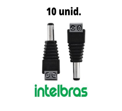 Imagem de Kits 20 Conector Bnc Com Mola + 10 P4 Com Borne Intelbras