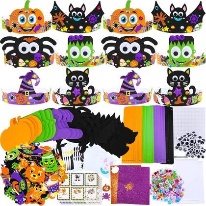 Imagem de Kits de artesanato de bandanas de Halloween Winlyn 24 conjuntos para crianças