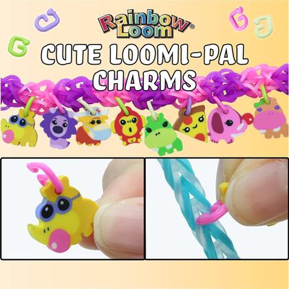 Imagem de Kits de pulseiras Rubber Band DIY Charm Rainbow Loom Loomi-Pals