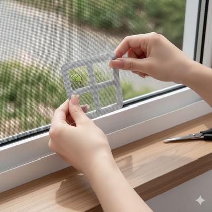 Imagem de Kits Telas Protetoras Adesivas Para Ralo 10x10cm  Evita Entupimentos, Insetos e Mantém Seu Banheiro Sempre Limpo