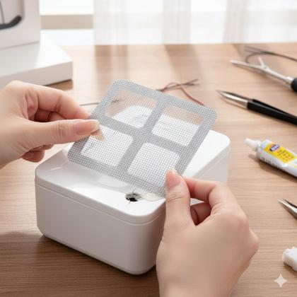 Imagem de Kits Telas Protetoras Adesivas Para Ralo 10x10cm  Evita Entupimentos, Insetos e Mantém Seu Banheiro Sempre Limpo