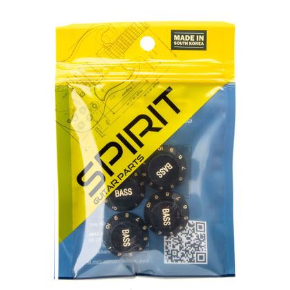 Imagem de Knob Plástico Instrumentos (4 Unidades) Spirit PST-BASS-BK