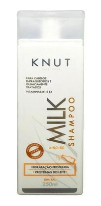 Imagem de Knut Milk kit Hidratação Profunda tratamento enfraquecidos quimicamente tratados Shampoo 250ml + Condicionador 250ml 