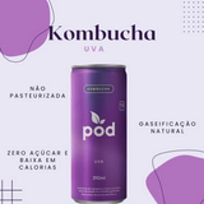Imagem de Kombucha Sabor Uva Lata 310ml Pod Kombucha