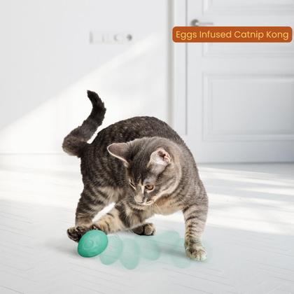 Imagem de Kong Eggs Infused Catnip Brinquedo Ovos com Catnip para Gatos 2 unidades