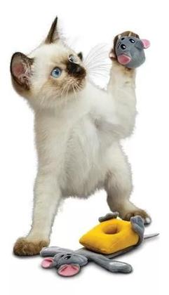 Imagem de Kong Pull-A-Partz Cheezy - Pelúcia p/ Gatos c/ Catnip - (CPP4)