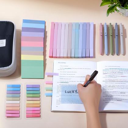 Imagem de KOUDGY Kit de Anotação para Livros com 49 Peças e Estojo