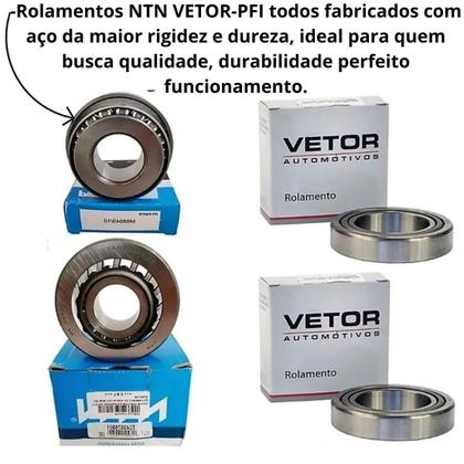 Imagem de Kt 4 Rolamento Diferencial Mitsubishi L200 Tríton Savana 4x4