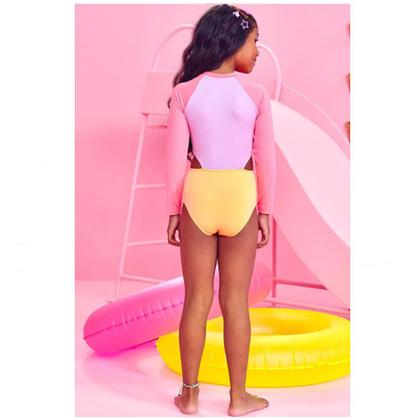 Imagem de Kukie Maio Malha Textura com Proteção Uv50+ Colorido