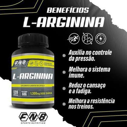 Imagem de L-arginina 100% Pura 120 Cápsulas 500mg - Flora Nativa