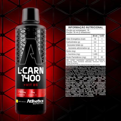 l carnitina 1400 L-CARNITINA 480ML ABACAXI - ATLHETICA NUTRITION Forzagen Liquid Carnitine 2 L Carnitine 1400 Sabor Abacaxi