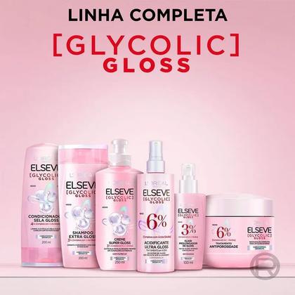 Imagem de L'Oréal Paris Elseve Sérum Capilar Elixir Prolongador de Gloss Glycolic Gloss, 72 Horas de Duração, 100ml