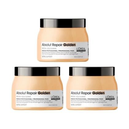 Imagem de L'Oréal Professionnel Absolut Repair Gold Quinoa Kit 3 Máscara 500g