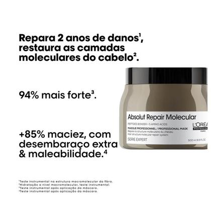 Imagem de L'Oréal Professionnel Absolut Repair Molecular Máscara 500ml
