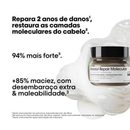 Imagem de L'Oréal Professionnel Absolut Repair Molecular Máscara Capilar 250ml
