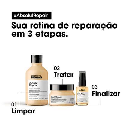 Imagem de L'Oréal Professionnel Serie Expert Absolut Repair Gold Quinoa Protein 10 in 1 Óleo Capilar 30ml