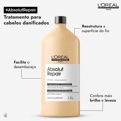 Imagem de L'Oréal Professionnel Serie Expert Absolut Repair Gold Quinoa + Protein - Condicionador 1,5 L