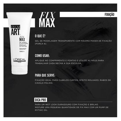 Imagem de L'Oréal Professionnel Tecni.Art Fix Max Gel Force 6 - Gel Fixador