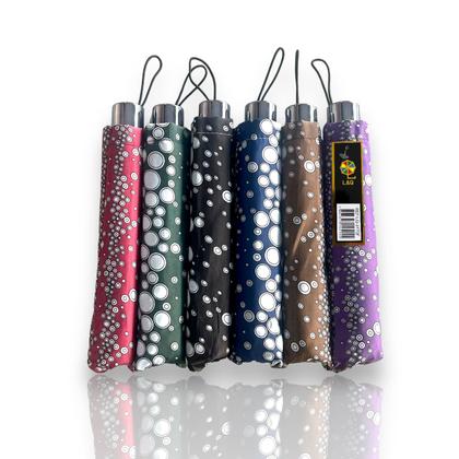 Imagem de L&Q 3170F Guarda chuva Impermeável ,Bolinha Branco