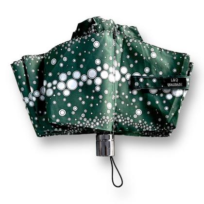 Imagem de L&Q 3170F Guarda chuva Impermeável ,Bolinha Branco