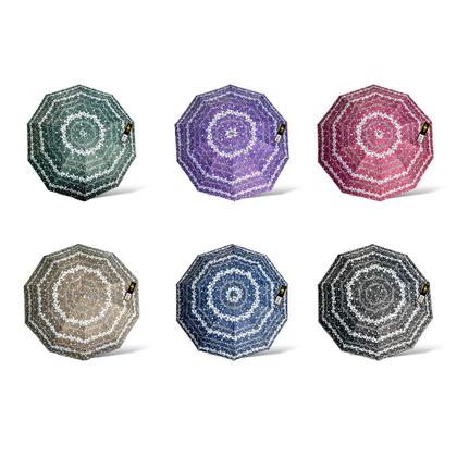 Imagem de L&Q 3170F Guarda chuva Impermeável ,Bolinha Branco