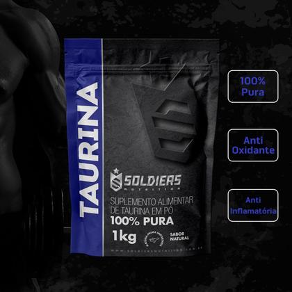 Imagem de L - Taurina 1Kg - 100% Pura Importada - Soldiers Nutrition