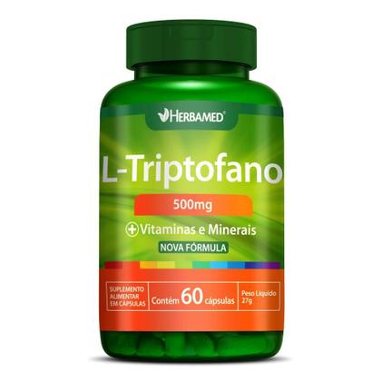 Imagem de L-triptofano 600mg com 60 cápsulas