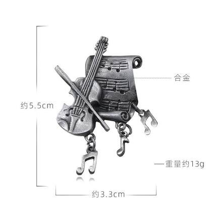 Imagem de L2126- Broche Violino Musica Partitura 5JL1503
