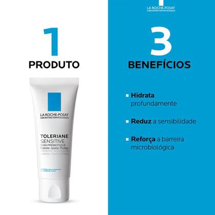 Imagem de La Roche-posay Toleriane Sensitive Creme Facial Hid 40 Ml