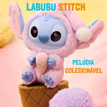 Imagem de Labubu Stitch Caixa Surpresa Chaveiro Colecionável Misterioso