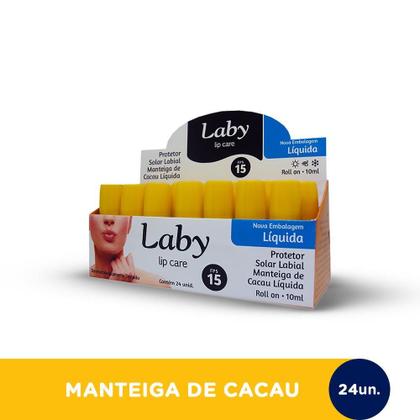 Imagem de Laby Manteiga Cacau Fps15 Liquida 10Ml Disp C/24 Efeito