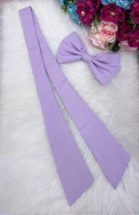 Imagem de Laço Opcional para Vestido Lilás - Fabuloso Ateliê