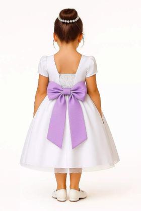 Imagem de Laço Opcional para Vestido Lilás - Fabuloso Ateliê