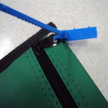 Imagem de Lacre Para Malote Azul 17cm 100 Unidades Kit 5